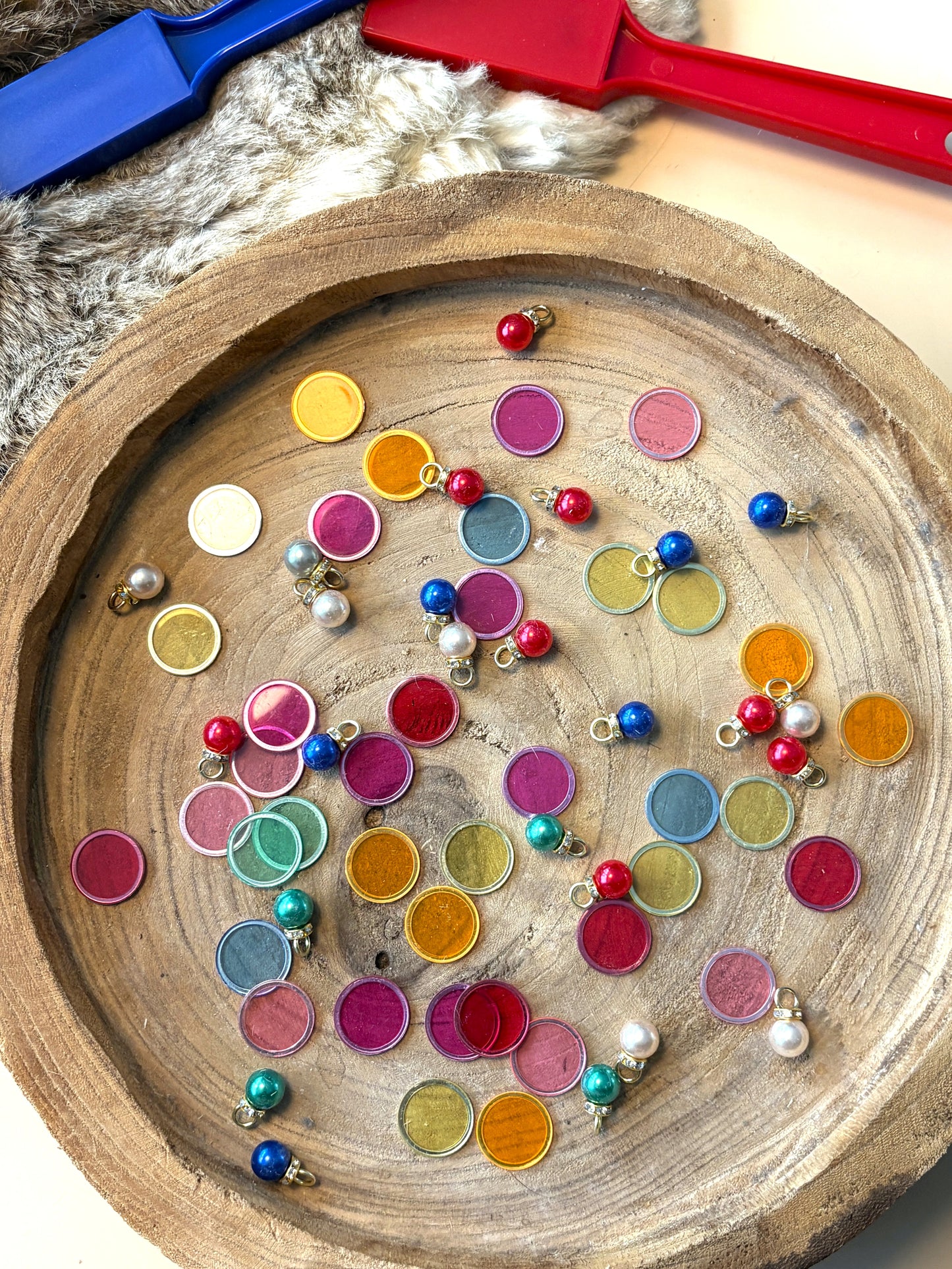 Magnetische balletjes en fiches