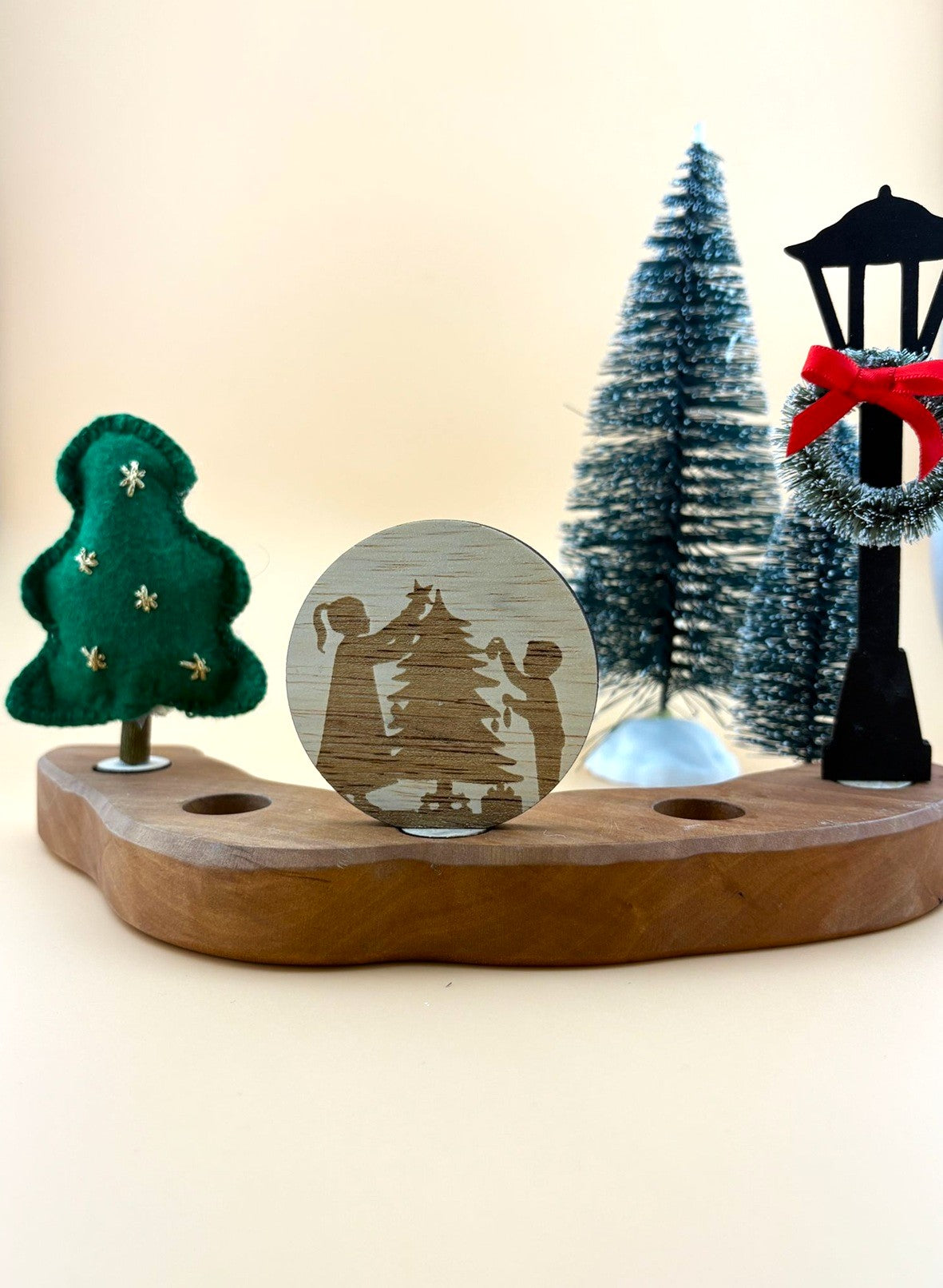 Munt kerstboom versieren