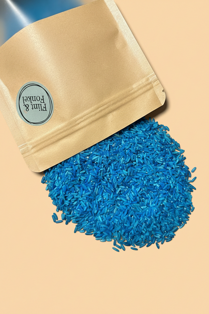 Blauwe speelrijst