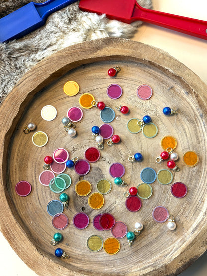 Magnetische balletjes en fiches