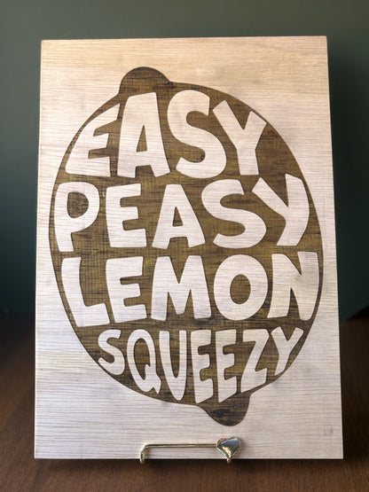 Easy peasy lemon squeezy