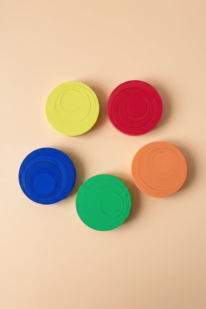 Kleurencirkels - gebaseerd op de kunst van Kandinsky