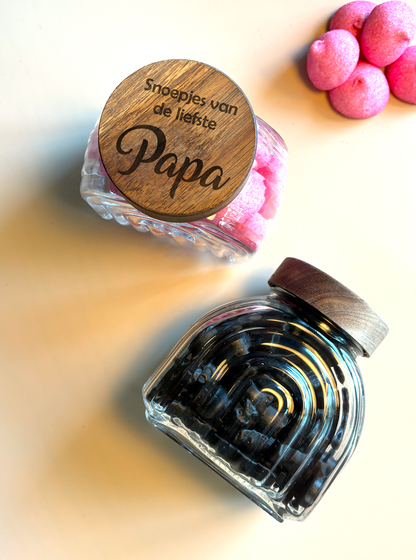Snoeppot 'snoepjes voor de liefste'