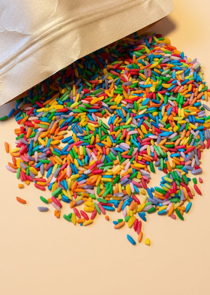 Confetti regenboog speelrijst