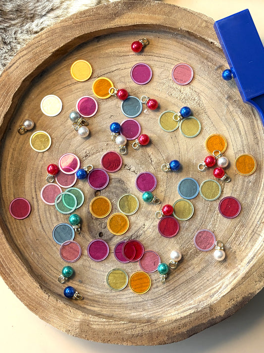 Magnetische balletjes en fiches