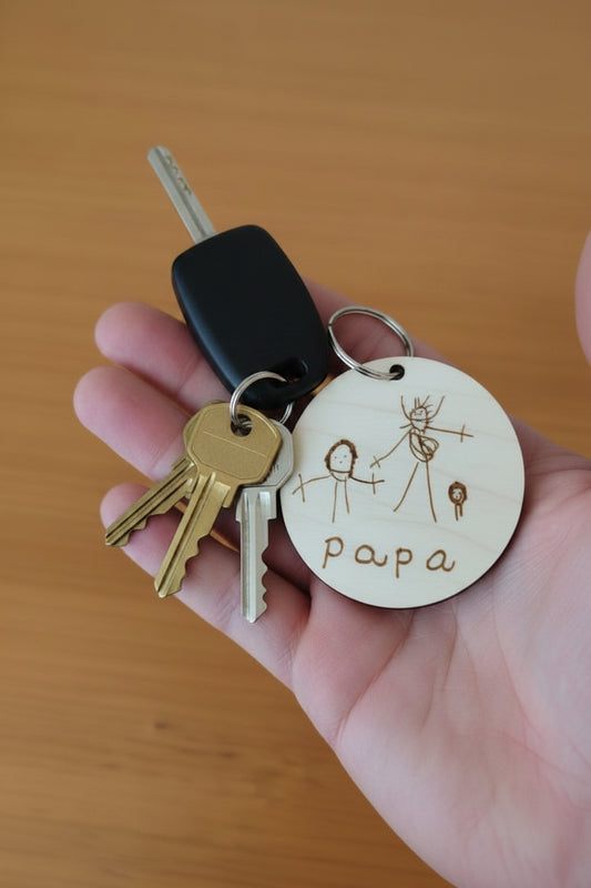 Tekening sleutelhanger
